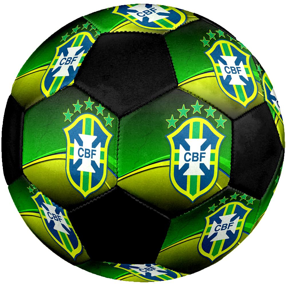 SIZE 5 Brazil National Football Team Soccer Ball Colorful All Ages Machine Stitched PVC Competition Ready Durable High-Bounce