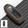 AQ2 For BYD Denza D9 N7 N8 Car Key Cover High-end Soft Silicone Car Intelligent Key Protection Cover Scratch Resistant Protective