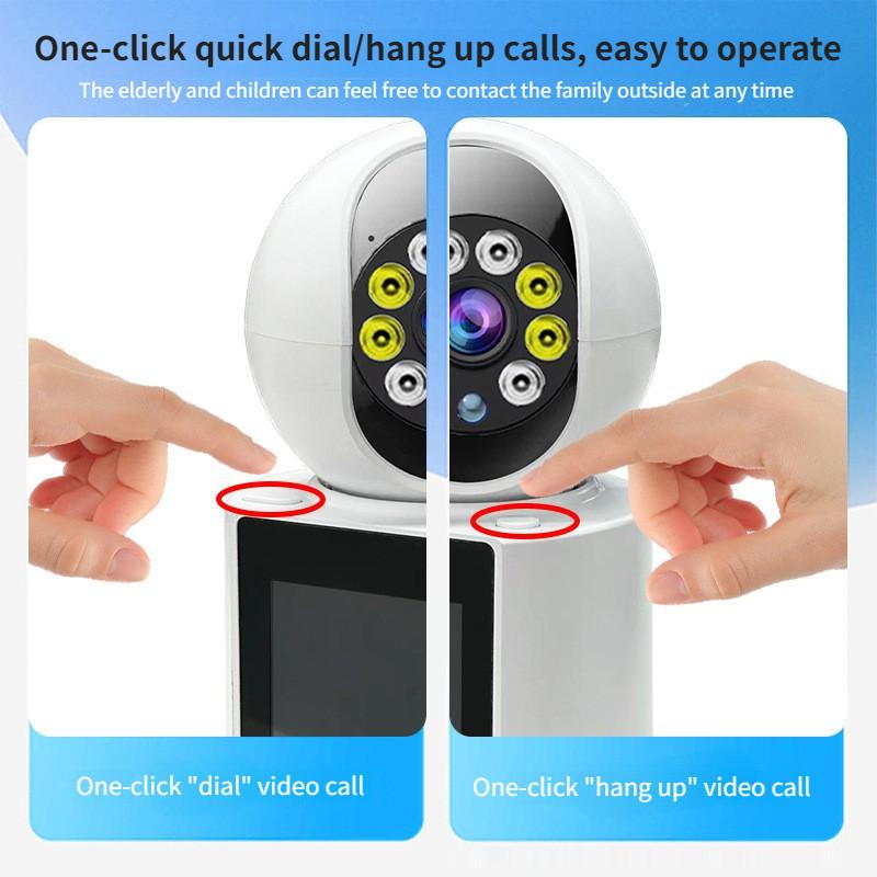 Wireless WiFi Mobile Remote Surveillance Camera Household Security Monitoring System Intelligent Video Intercom Monitor