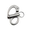 Marine Grade Stainless Steel Fixed Bail Snap Shackle 35/52/69/96mm Snap Hook