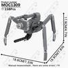 MOOXI Animeserie Skibidi Toalett Figurer Monitorfolk Lydmann Byggeklosser Modell MOC Kloss DIY Montessori Leke Barnegaver