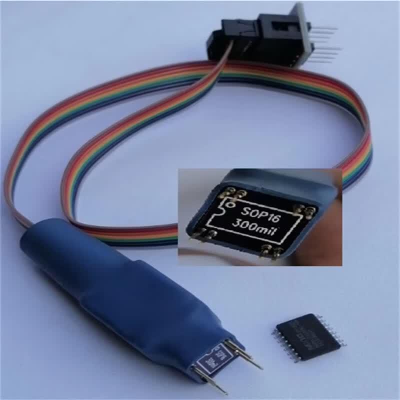 Spring Pin Test Probe for SPI Flash BIOS Programming