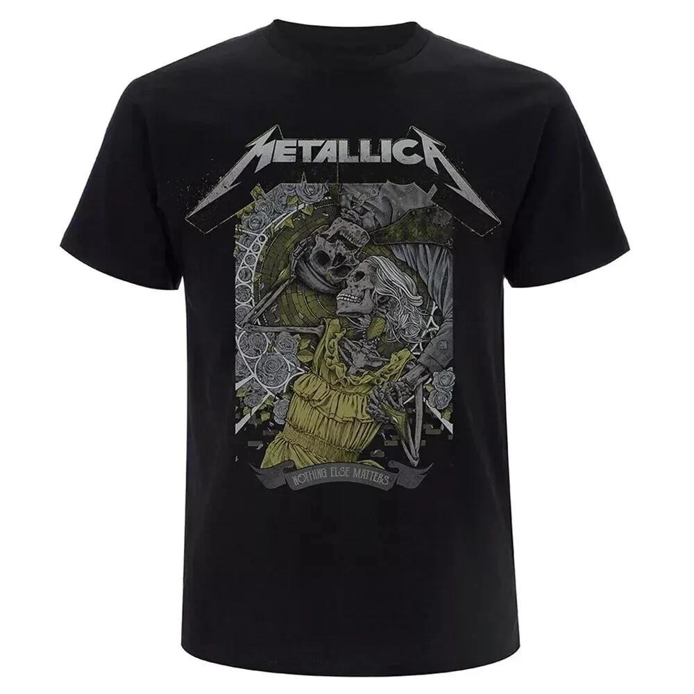 

Футболка в стиле Metallica Nothing Else Matters-Inspired Фанмейд Постер Футболка S-4XL Унисекс Футболка XXXL