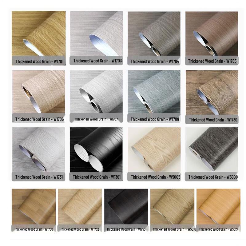 Luxchic Thickened Wood Grain Self-Adhesive Wallpaper
