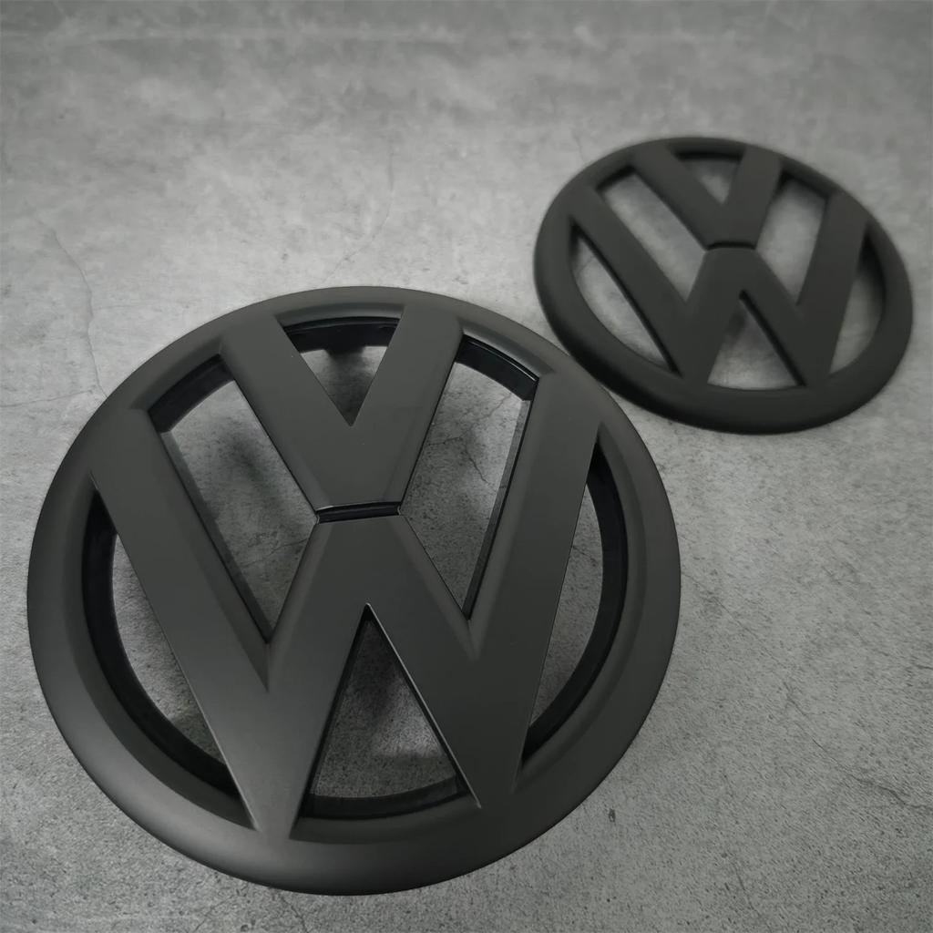 2025 Hot Volkswagen Golf MK6 2009-2012 Front Grill Emblem 135mm & Rear Trunk Badge 110mm 2PCS Replacement Car Logo Car Accessor
