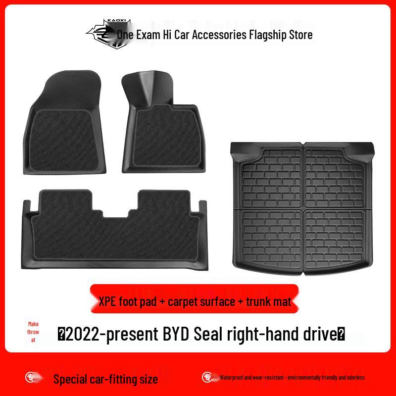 BYD Seal RHD Waterproof Wear-Resistant Floor & Trunk Mats