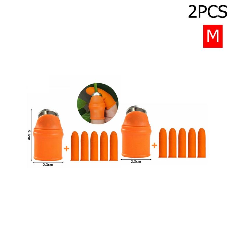 

Silicone Thumb Knife Finger Cover For Picking Fruits Grafting Pruning Shears Bean Pod Remover Garden Scissors Hand Tools Set
