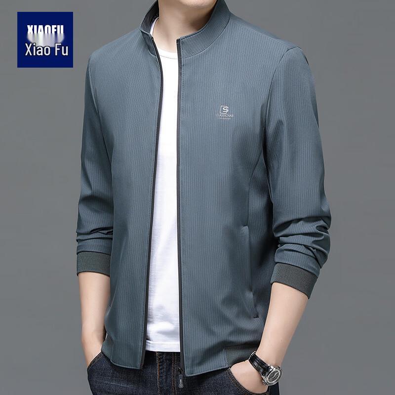 Men s Stand Collar Business Casual Jacket 3XL