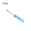 uxcell Mini Flathead Screwdriver, 2.0mm x 45mm, Durable, for Repairing Small Appliances, Pack of 2