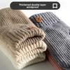 Bestselling Knitted Gloves Winter Plush Thickened Double Layer Warm Simple Fashion Gloves Riding Bag Finger Gloves