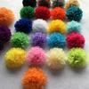 10 Sticks/Set Tissue paper pompoms pom pom balls Wedding decoration baby shower party supplies Hanging decoration