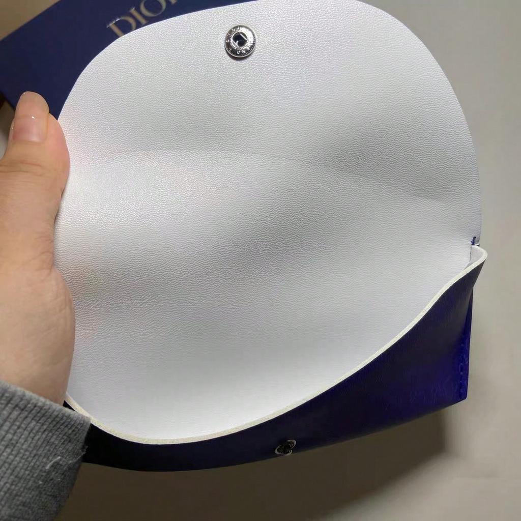 Dior Purple Logo Eyewear Case