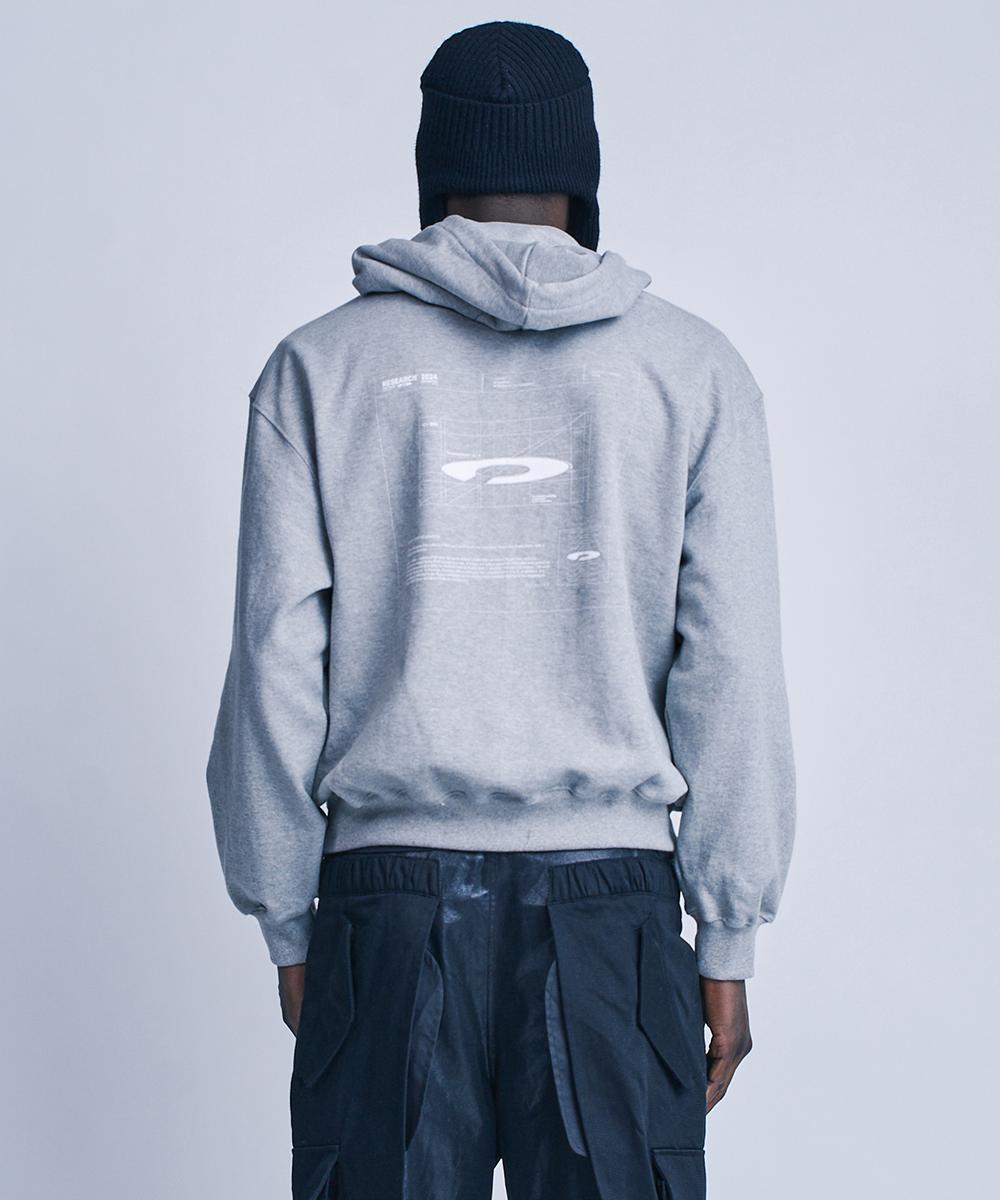 Fdr Logo Blue Print + Embo_Melange Gray L
