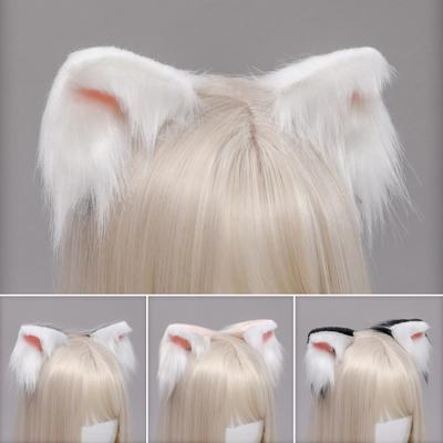 1 Pair Hair Barrettes Adorable Decorative Headdress Innovative Cartoon Cats Ears Girl Hairpins Cosplay Props