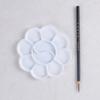 4Size Palette Art Alternatives Paint Tray Artist Watercolor Plastic Palette Supply White Watercolor Palette Pigment Tray Palette