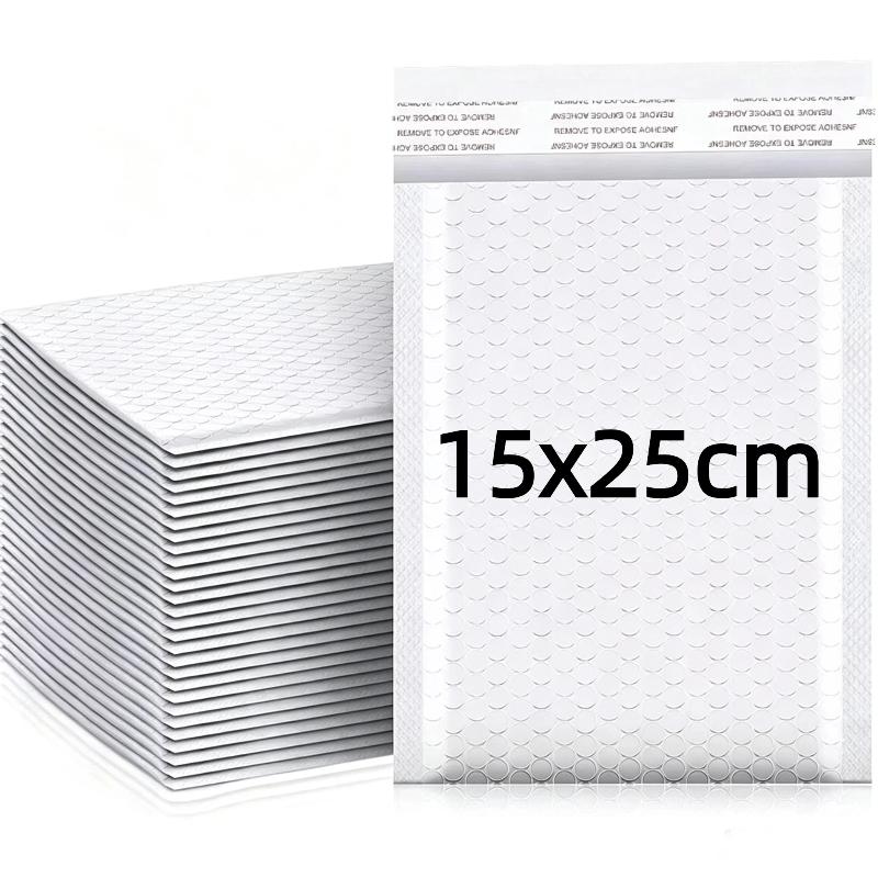 10 Pcs White Self-Sealing Bubble Envelopes Waterproof Anti-Pressure Shipping Mailers for Craft Items Mailing Delivery