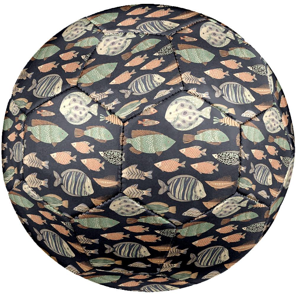 1pc Fish Size 5 Soccer Ball Professional Match Training Football Indoor &Outdoor Sports Ball Lightweight Durable C6586