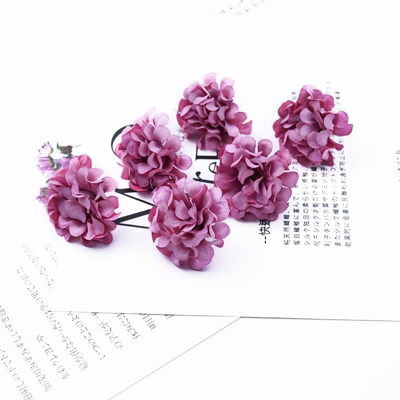 20 Bucăți Cap de Floare de Garoafă Falsă pentru Nuntă Crăciun Scrapbooking Decor Acasă Accesorii Nupțiale Lichidare Flori Artificiale