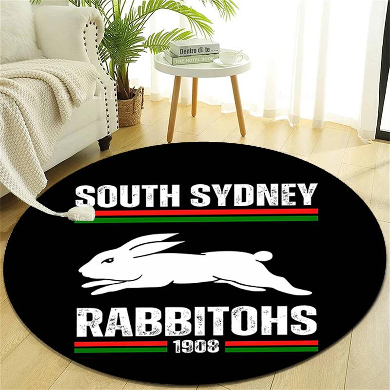 1pc Football Team (16) Design Printed Area Round Carpet for Bedroom Living Room Home Decor Rugs Mat Non Slip Mat Rug for Bedside