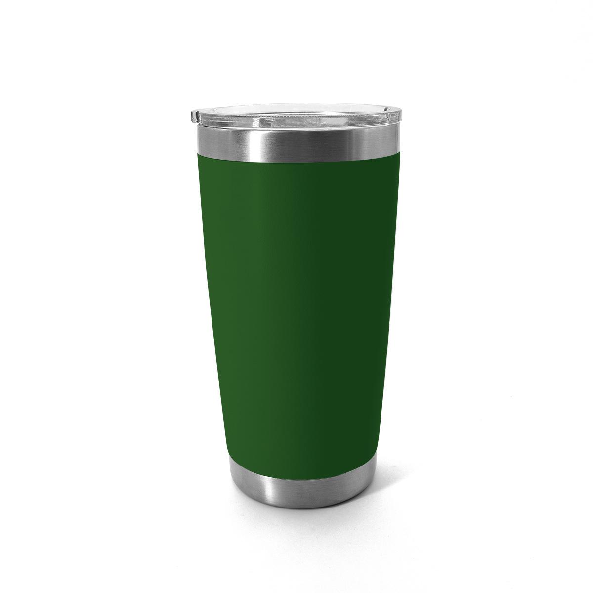 

20oz stainless steel car cup, 304 car insulation and cold water cup inside and outside, beer cup, Bingba cup 20oz зелений