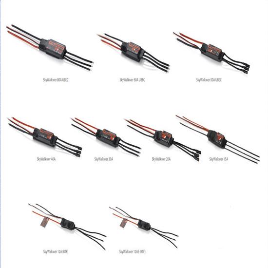 Flash Hobby Skywalker 12A 15A 20A 30A 40A 50A 60A 80A Brushless ESC Speed Controller UBEC for RC Airplane Fixed-Wing Drones