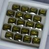 Green Sapphire CERTIFIED 15 Pcs Natural Emerald Cut Loose Gemstone 7x5 MM Lot S-5469546