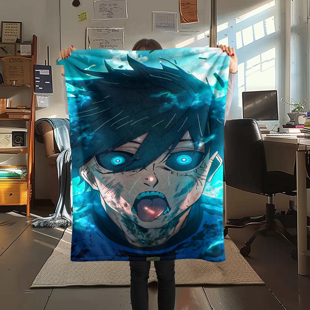 1 Pezzo Coperta in Flanella con Stampa Cartone Animato, Alta Qualità Confortevole per Tutte le Stagioni, Decorazione per la Casa, Calore e Comfort, Perfetta per Regalo di Natale Compleanno