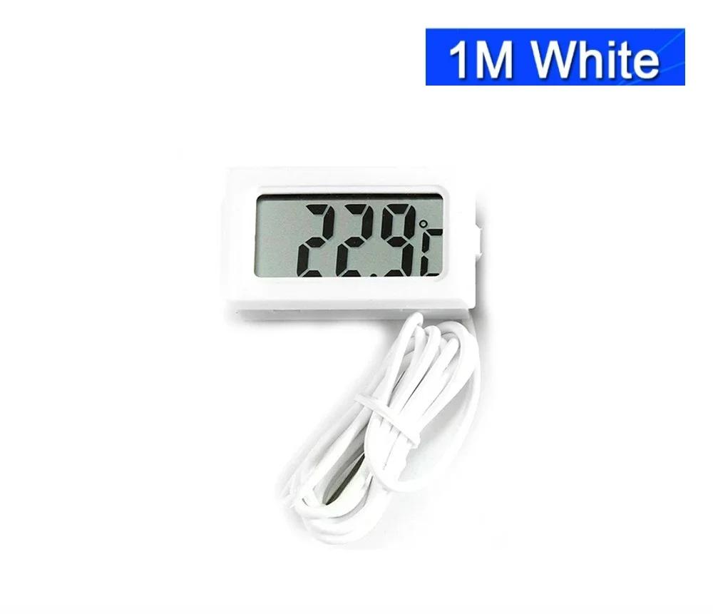 TPM-10 Mini LCD Digital Thermometer Aquarium Car Water Bath Temperature Tester Detector Monitor Embedded Temperature Sensor 1/2M