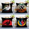Sports Judo Martial Arts Pillow Case Plush Fabric Soft Double Sided Print Sofa Cushion Cover Throw Pillow Covers