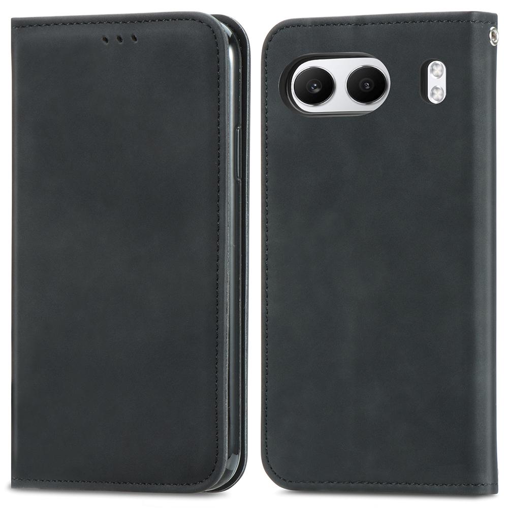 For OnePlus Nord 4 Leather Case with Card Holder Magnetic Absorption Phone Cover
