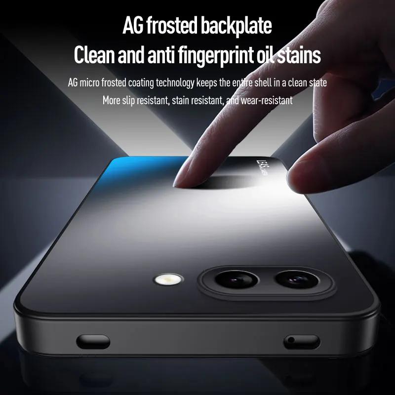 EUCAGR Stoßfest AG Mattes Weiches TPU+PC Rückseite Für Google Pixel 10 Pro XL 9A Pixel9Pro 8 7 6 Pro 6A Handyhülle Hülle