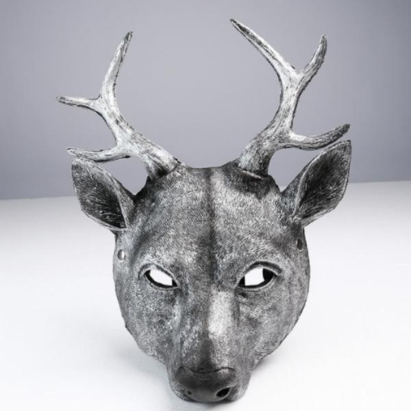Cosplay Deer Mask 3D Animal Mask PU pěna Personalizovaný dárek Ženy Muži Karneval Party Rave Club Role Play Masky