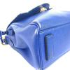 Versace Medusa Logo 2WAY Chain Shoulder Bag Hand Bag Leather Blue