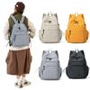 New Backpack with Contrasting Color Grid Pattern, Retro Commuting Computer Backpack, Student Large Capacity Backpack