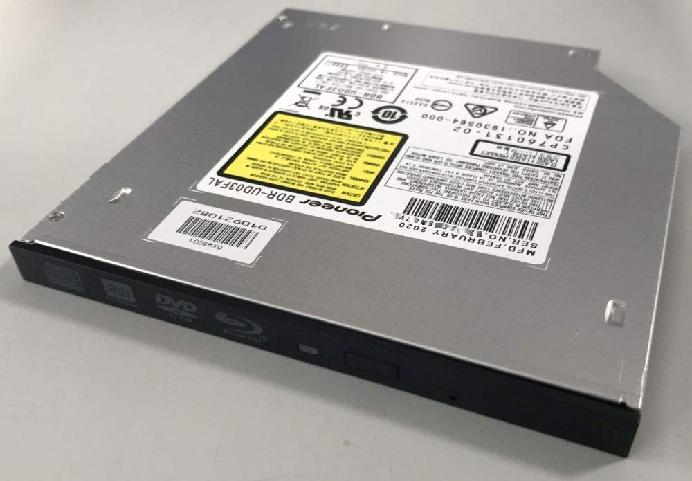 

Pioneer Slimline SATA Connection Internal Slim Drive BDXL Compatible Writer Bulk Item No Software 9.5mm Blu-ray BD/DVD/CD BDR-UD03