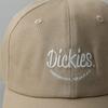Dickies Patch Emblem Low Cap Logo Polo Cap Hat for Men and Women, Unisex, Solid Color, 874 6-Panel Cotton Cap, Baseball Cap, 024 Looking Beige