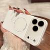 Full Glass Camera Protection Magnetic Wireless Charging Case For iPhone 17 16 15 14 13 12 11 Liquid Silicone Soft Matte Cover