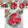 Cute Watermelon Plush Keychain With Pp Cotton Filling For Bag Decoration And Collectors