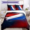 Netherlands Football Printed Bedding 3 Piece Set Cozy Breathable Bed Cover Set as Housewarming Holiday Gift