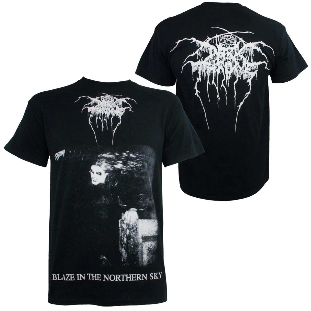 DARKTHRONE A Blaze In The Northern Sky Logo T-Shirt S M L XL NEW S