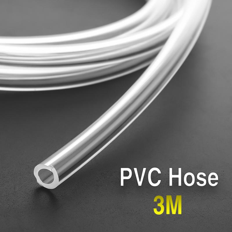 3M/5M PVC Hose, Food Grade Brewing Beer Pipe ID 7mmx OD 12mm, High Toughness Tubing Draft Kegerator Beer Beverage Dispenser Line