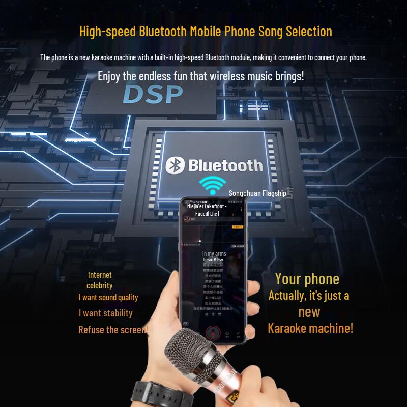 SG3 Outdoor Mobile KTV Speaker with Wireless Microphone CN plug (adapter included)