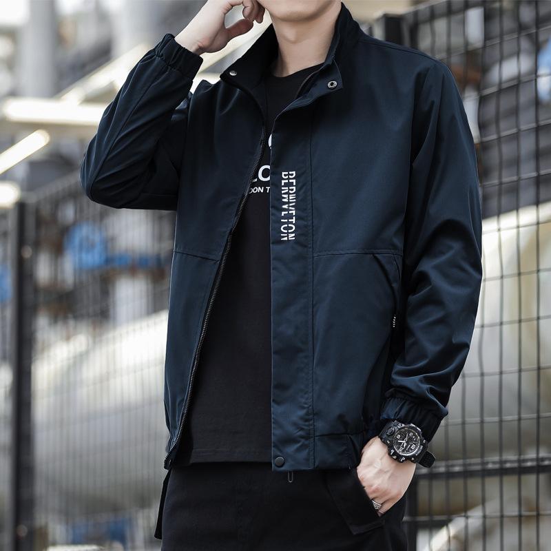 Men's Spring and Autumn New Casual Hooded Men's Jacket Loose Korean Version Versatile Trend Top