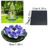 Outdoor Solar Lotus Fountain - 1.5W/2.5W Bird Bath Pond Solar-powered Fountain