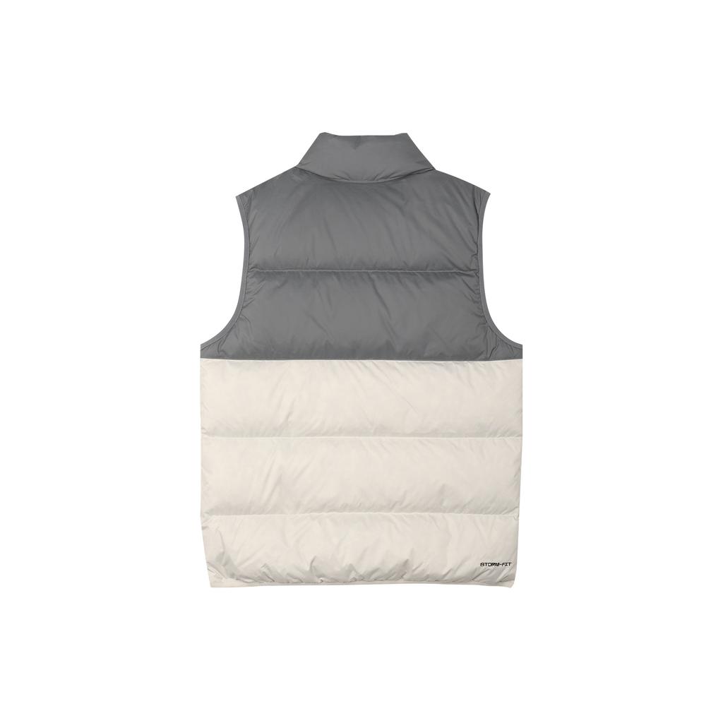 Nike Windproof Warm Stand Collar Down Vest 'Grey White' Men's DV1136-084