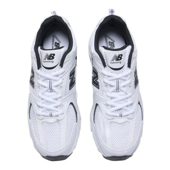 New Balance 530 Sneakers MR530EWB Japanese Shoe (White/Black, Size, Adult, Numeric, 23.5 cm) [Used]