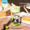 Dilebel Cartoon Panda Portable Glass Tea Infuser Bottle