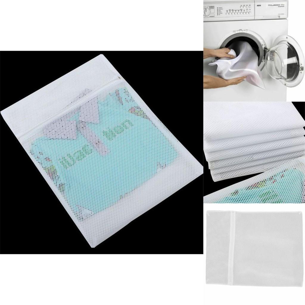 Durable Zipper Laundry Net Washing Bag For Safe Care Of Delicate Garments 50x60cm