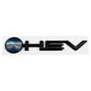 BBco3 Car 3D Metal HEV Logo Trunk Emblem Badge Decals Sticker For Toyota Camry 9th 2024 Highlander Granvia Sienna Avalon Accessories