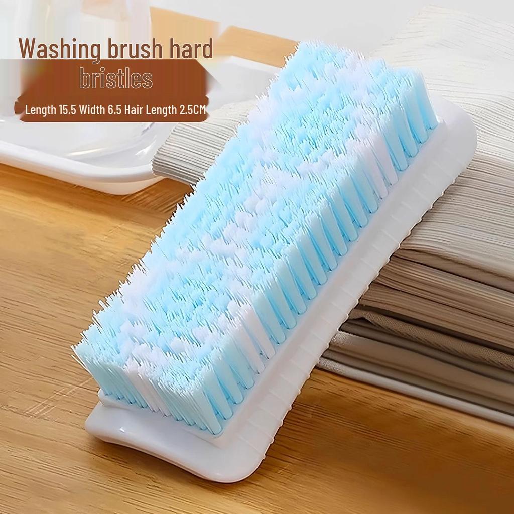 Durable Hard-Bristle Shoe Cleaning Brush with Extended Handle